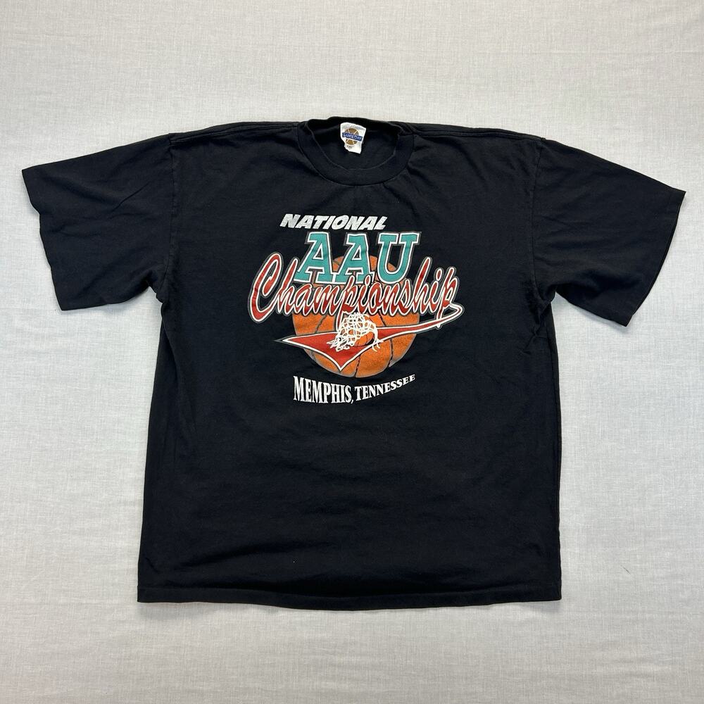 Vintage AAU Basketball T-Shirt Men's XXL Memphis Tennessee 90s Single Stitch Tee